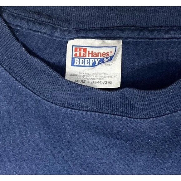 Vintage‎ Surf Tee Y2K Large San Diego South Coast Longboards Hanes Beefy T-Shirt - Picture 6 of 6